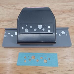 EK Success SWISS CHEESE Paper Card Scrapbooking Border Punch 2"X0.5" Cutout